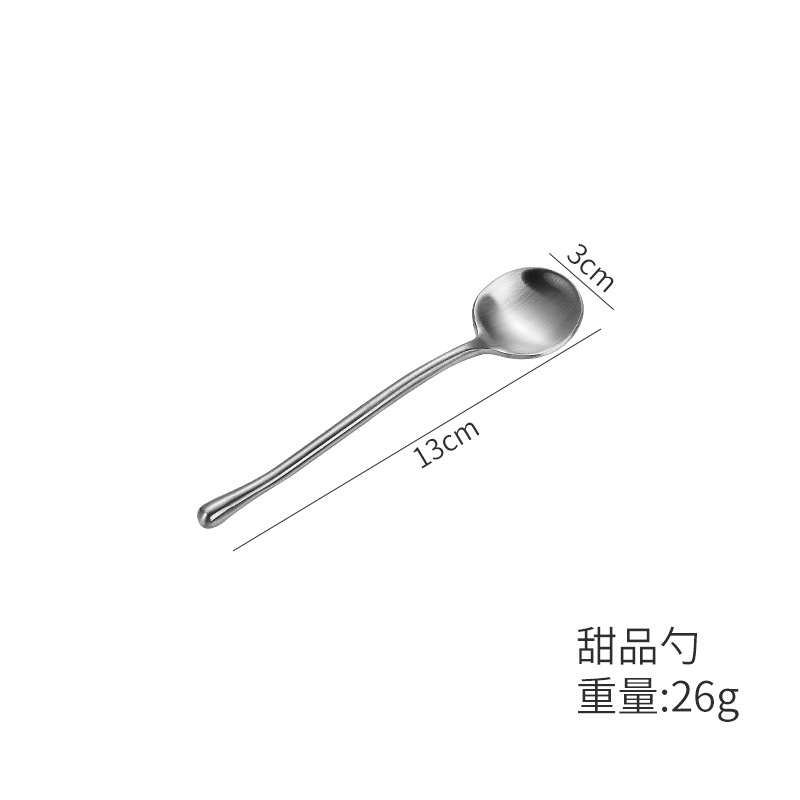 304不锈钢刀叉套装 跨境爆款餐具四件套 酒店西餐镀金复古西餐具