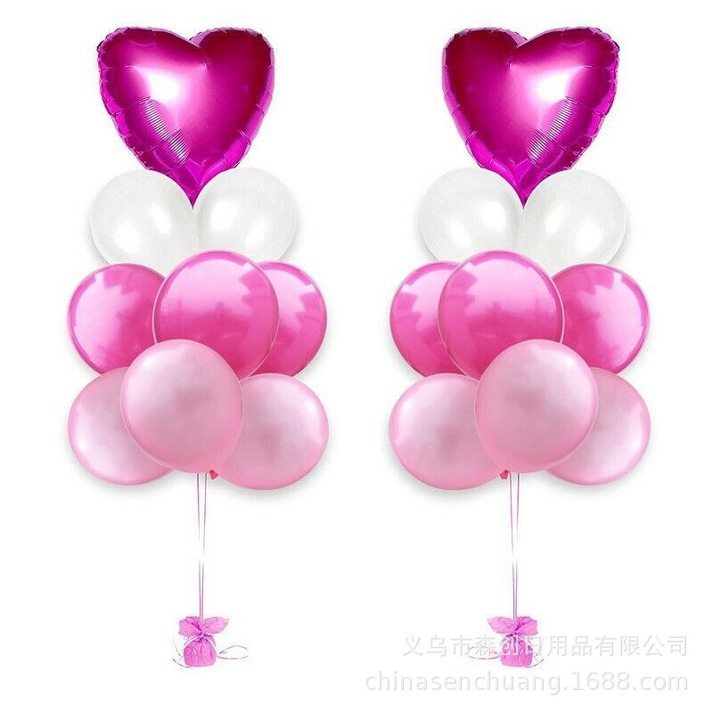 跨境爆款18寸派对气球套装乳胶铝膜气球套装生日气球派对装饰用品