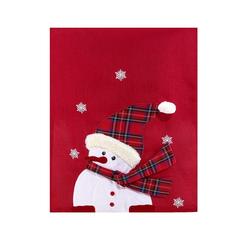 跨境圣诞爆款圣诞家居装饰品圣诞椅子套酒店餐厅椅子场景靠背装饰