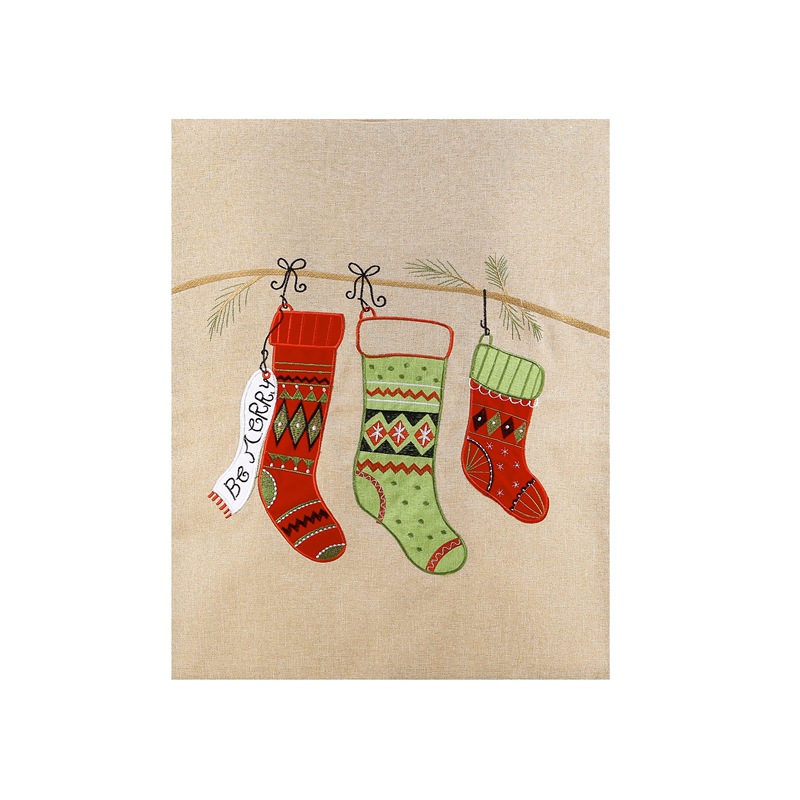 跨境圣诞爆款圣诞家居装饰品圣诞椅子套酒店餐厅椅子场景靠背装饰