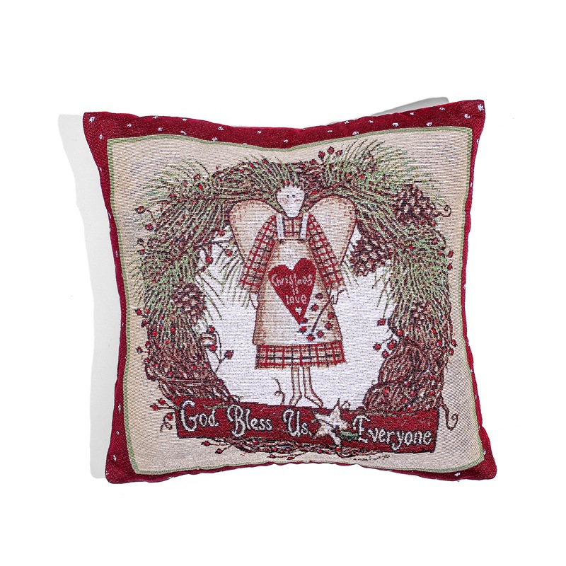 新款圣诞抱枕套沙发靠垫床头汽车坐垫腰枕靠垫跨境爆款现货抱枕套