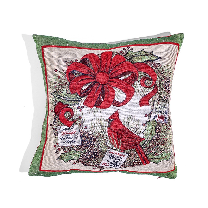 新款圣诞抱枕套沙发靠垫床头汽车坐垫腰枕靠垫跨境爆款现货抱枕套