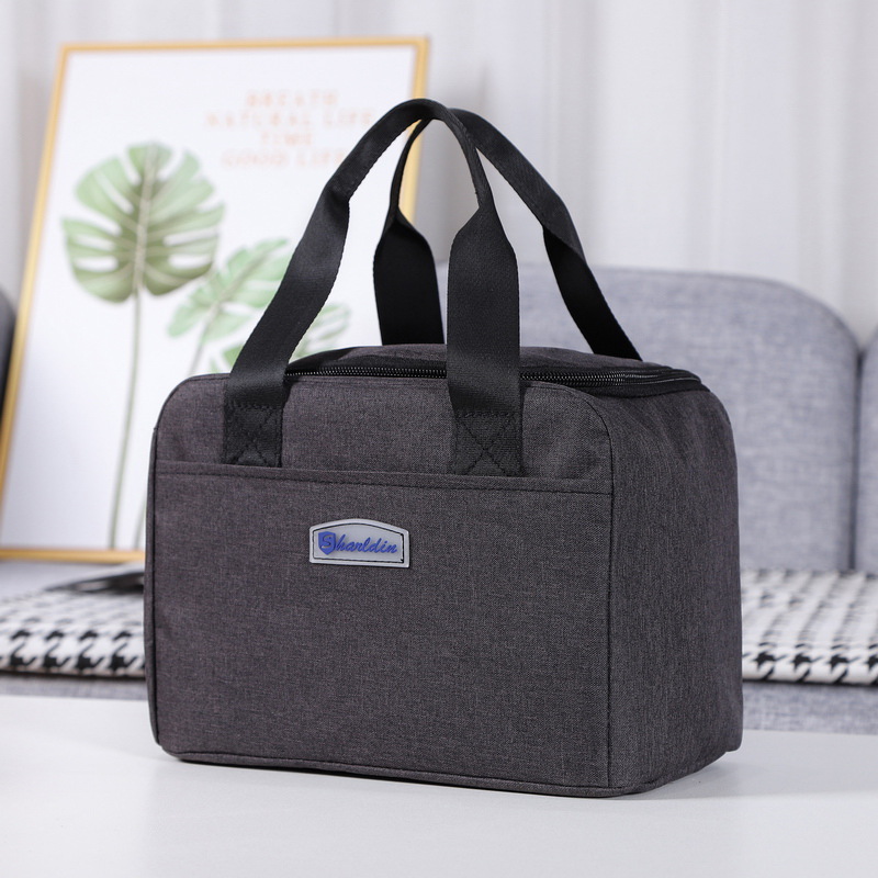 跨境爆款便当包源头厂家旅行方形车载手提包简约大容量保鲜野餐包