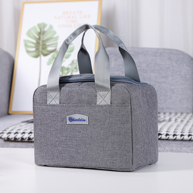 跨境爆款便当包源头厂家旅行方形车载手提包简约大容量保鲜野餐包