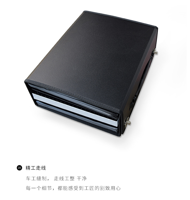 跨境爆款货源手提风琴箱公事包大容量招标书手提家庭文件箱