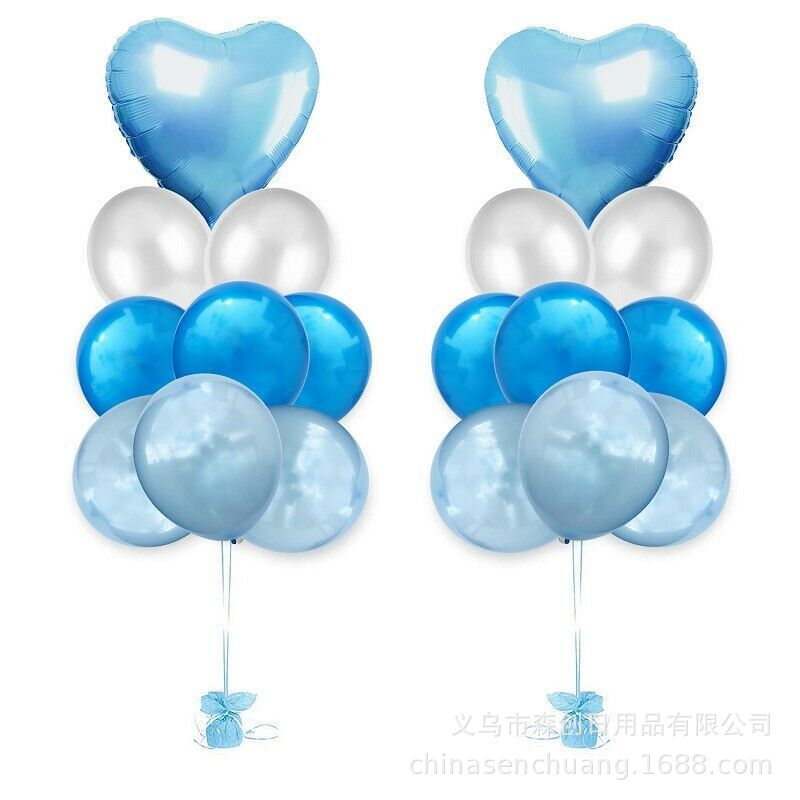 跨境爆款18寸派对气球套装乳胶铝膜气球套装生日气球派对装饰用品