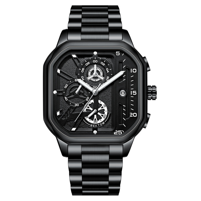 一件代发男士手表高档夜光防水手表男批发跨境爆款男表石英表