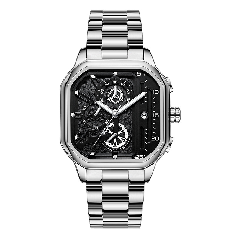 一件代发男士手表高档夜光防水手表男批发跨境爆款男表石英表