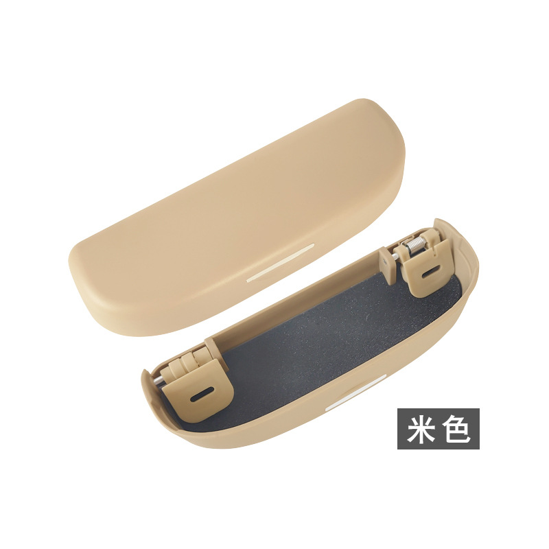 通用车载眼镜盒汽车眼镜收纳盒车顶太阳镜盒