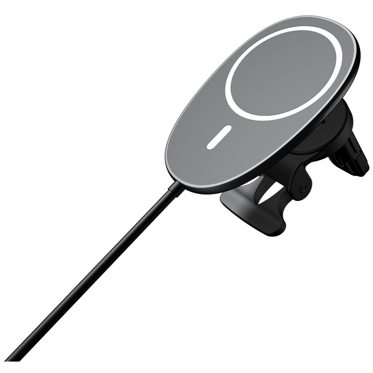 车载磁吸无线充支架适用于苹果13 iphone15W车充新品代发