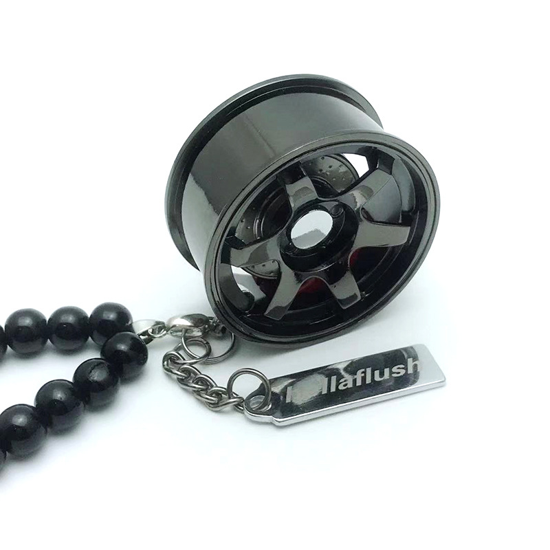 轮毂车载挂件 汽车改装TE37轮毂挂件潮牌后视镜车载挂饰