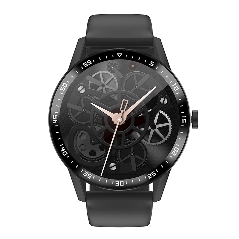 K10智能手表蓝牙语音通话手动时间校准圆形学生运动手表