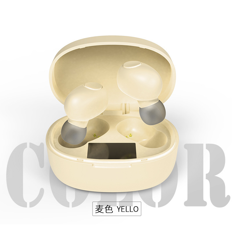 新款T12 tws无线蓝牙耳机5.0入耳式数显迷你运动防水工厂