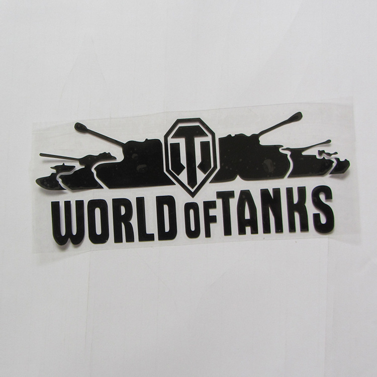 车贴汽车改装车贴 反光雕刻镂空坦克车身贴纸 外贸车门贴