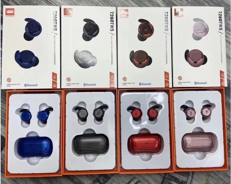 T280真无线蓝牙耳机入耳塞式防水防汗运动迷你入耳式耳塞