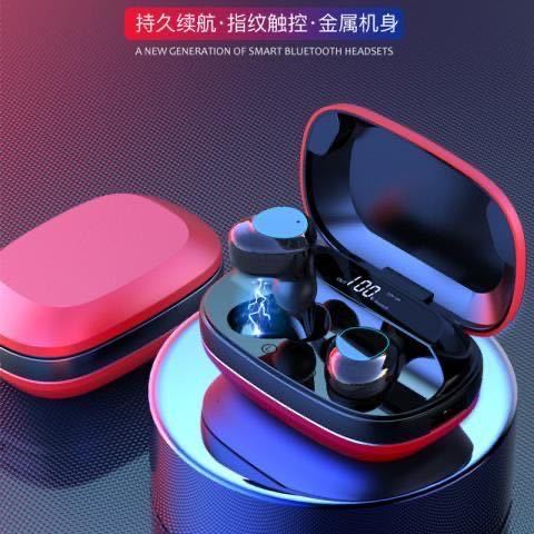 G16蓝牙耳机工厂直销TWS无线5.0金属机舱数显运动防水