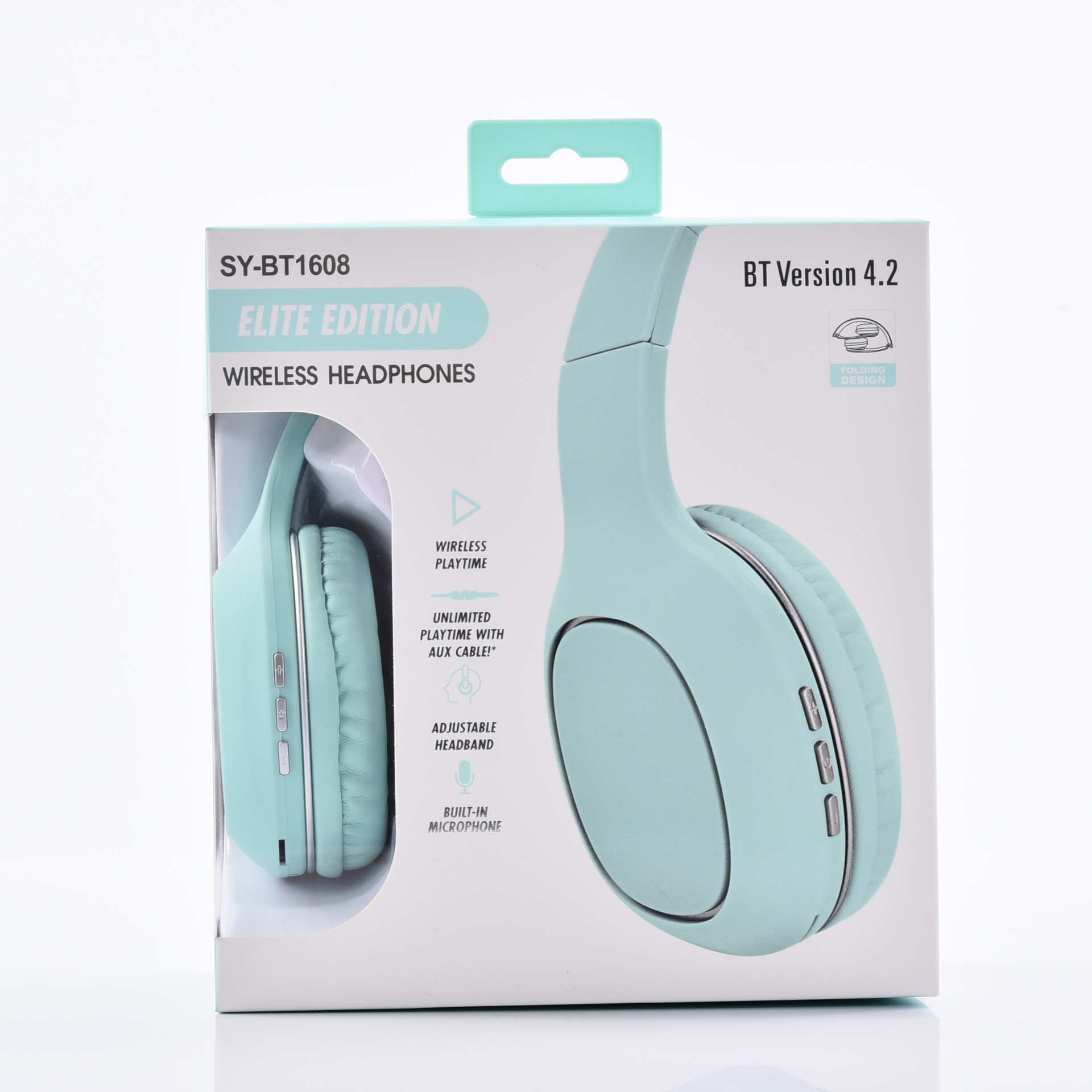 头戴式无线运动蓝牙耳机可折叠TF插卡5.0耳机SY-BT1608