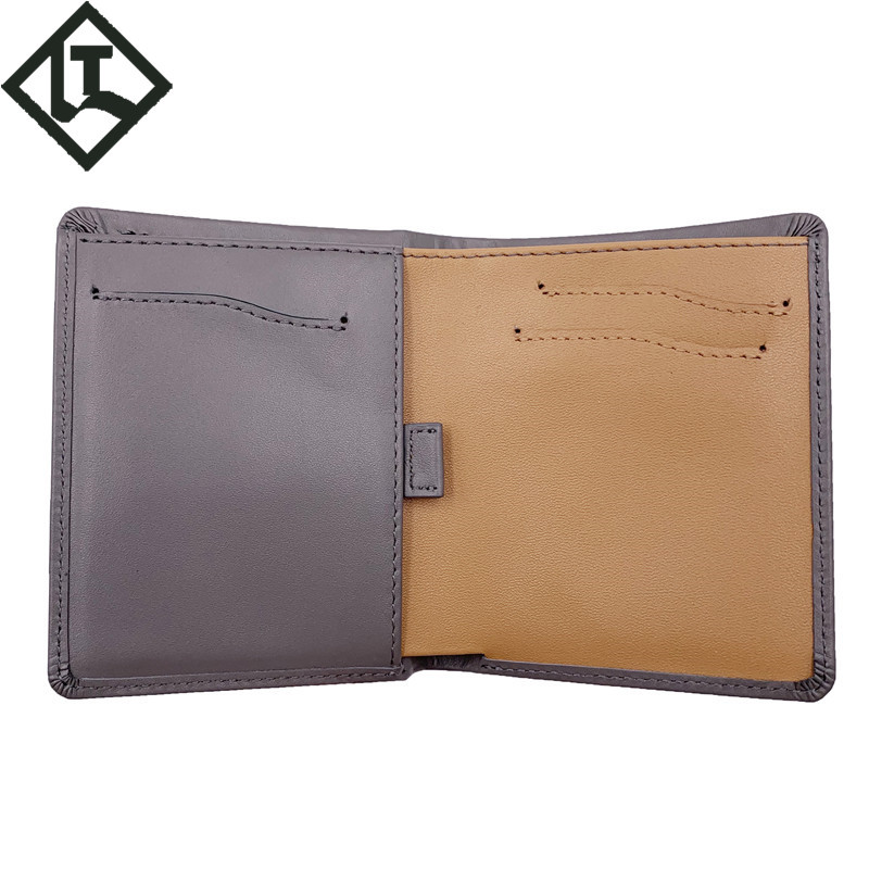 亚马逊爆款真皮钱包男款多功能超薄抽拉卡包rfid男士钱夹