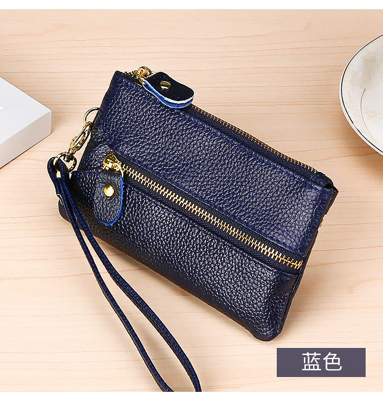 爆款男女士真皮钥匙包欧美风范真皮零钱包银行卡包口红包批发