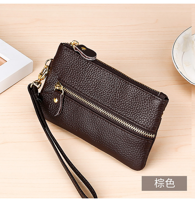 爆款男女士真皮钥匙包欧美风范真皮零钱包银行卡包口红包批发