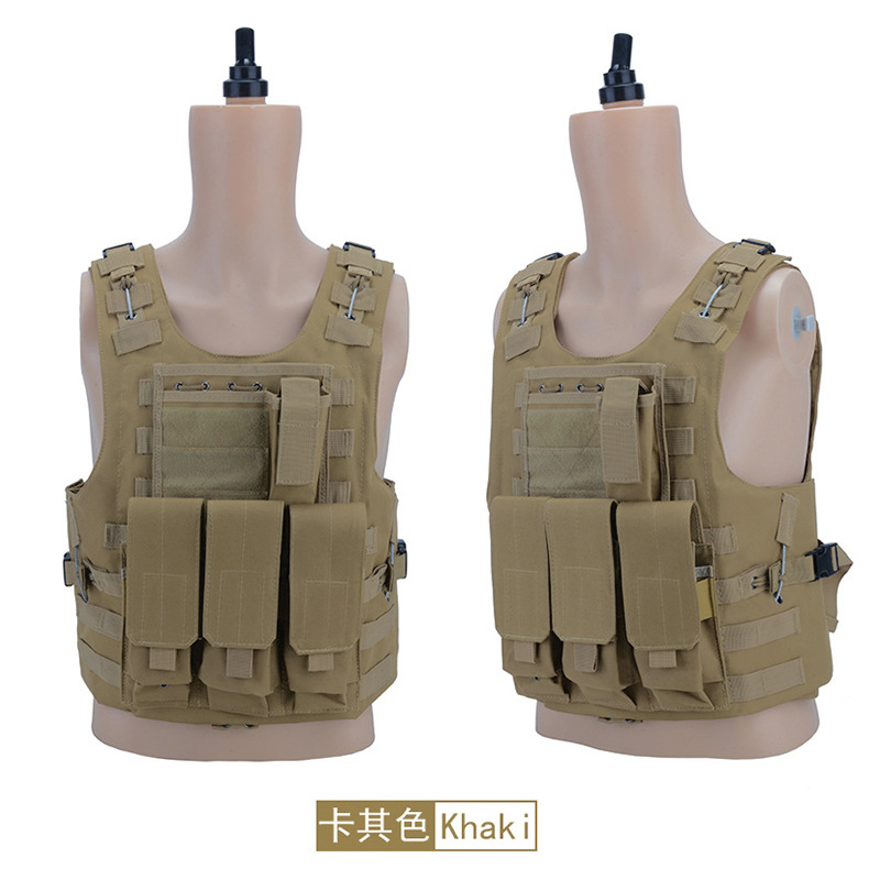战术背心马甲男士户外多功能骑行服训练背包运动装备