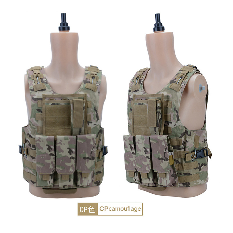 战术背心马甲男士户外多功能骑行服训练背包运动装备