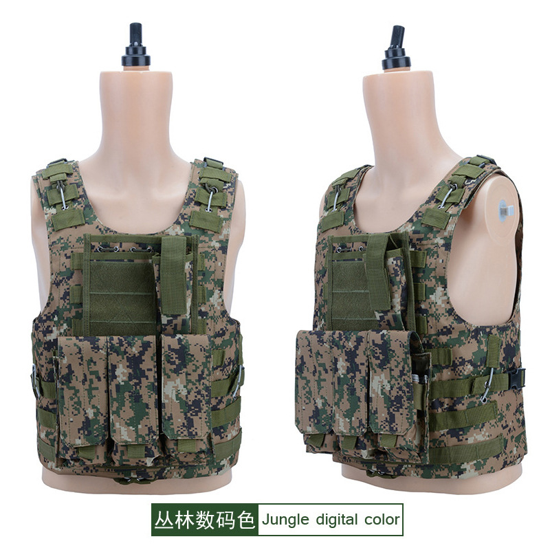 战术背心马甲男士户外多功能骑行服训练背包运动装备