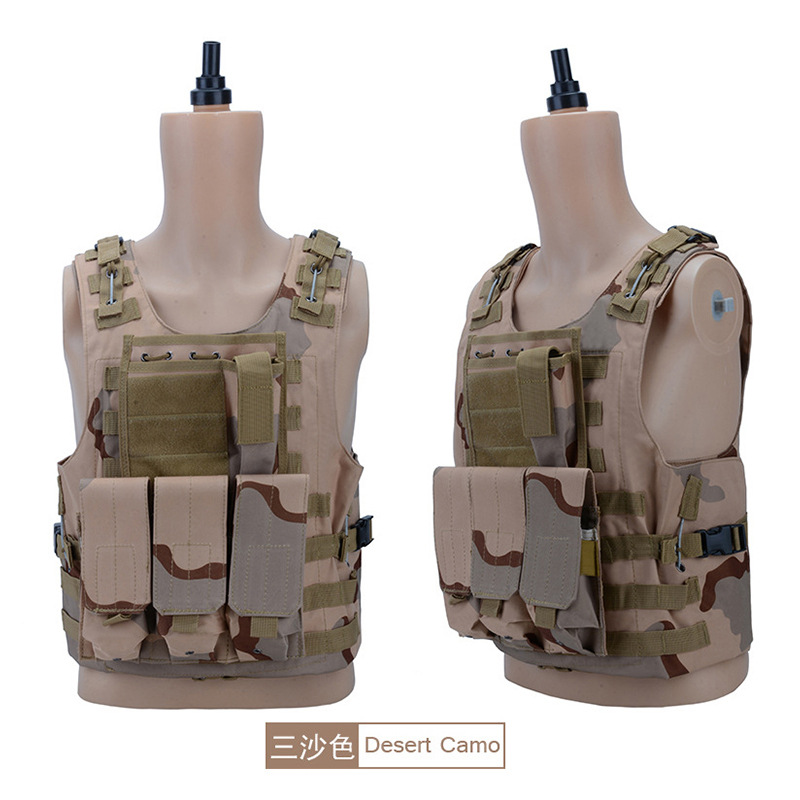 战术背心马甲男士户外多功能骑行服训练背包运动装备
