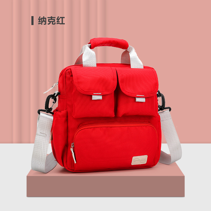 妈咪包小号轻便手提单肩斜跨妈妈包多功能母婴包定制logo