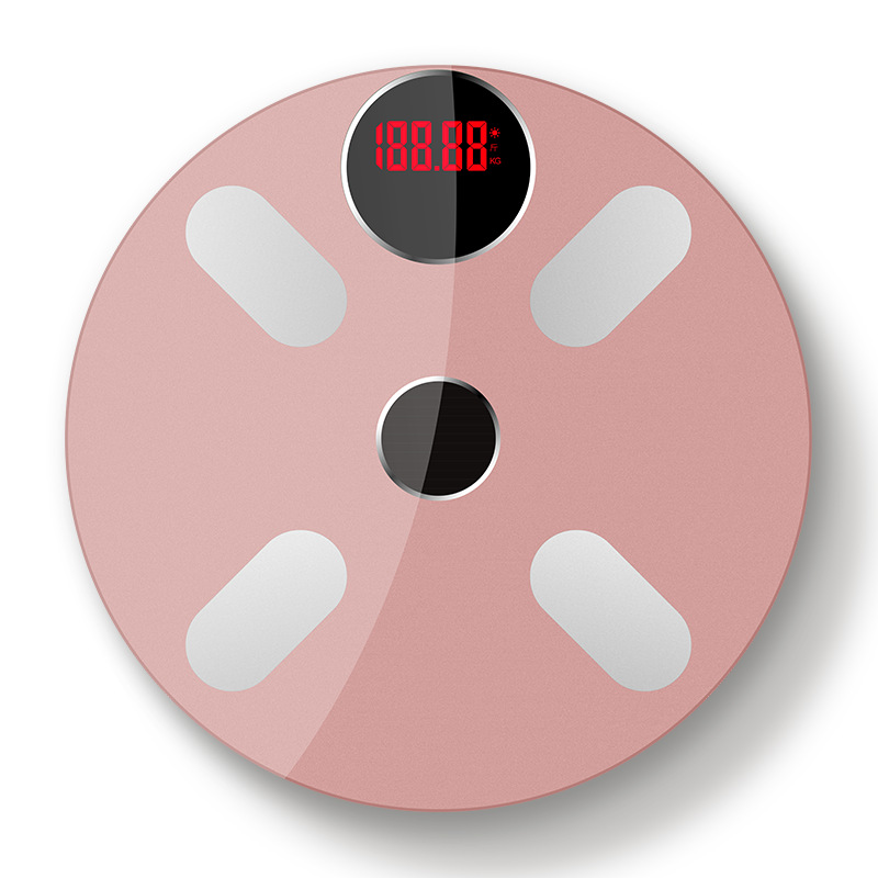 网红直播爆款电子称APP家用蓝牙智能体重秤体脂英文一件代发