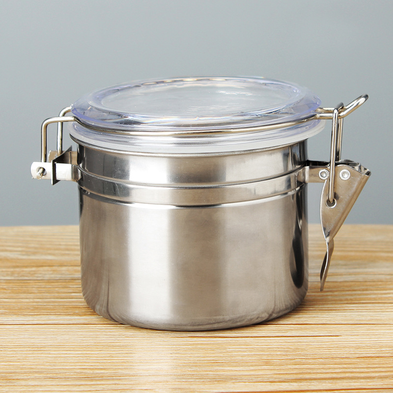 木香烟叶烟丝保湿罐香烟储藏罐批发外贸爆款不锈钢密封烟草罐