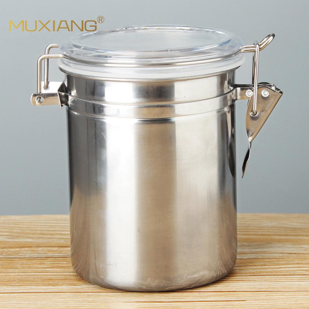 木香烟叶烟丝保湿罐香烟储藏罐批发外贸爆款不锈钢密封烟草罐