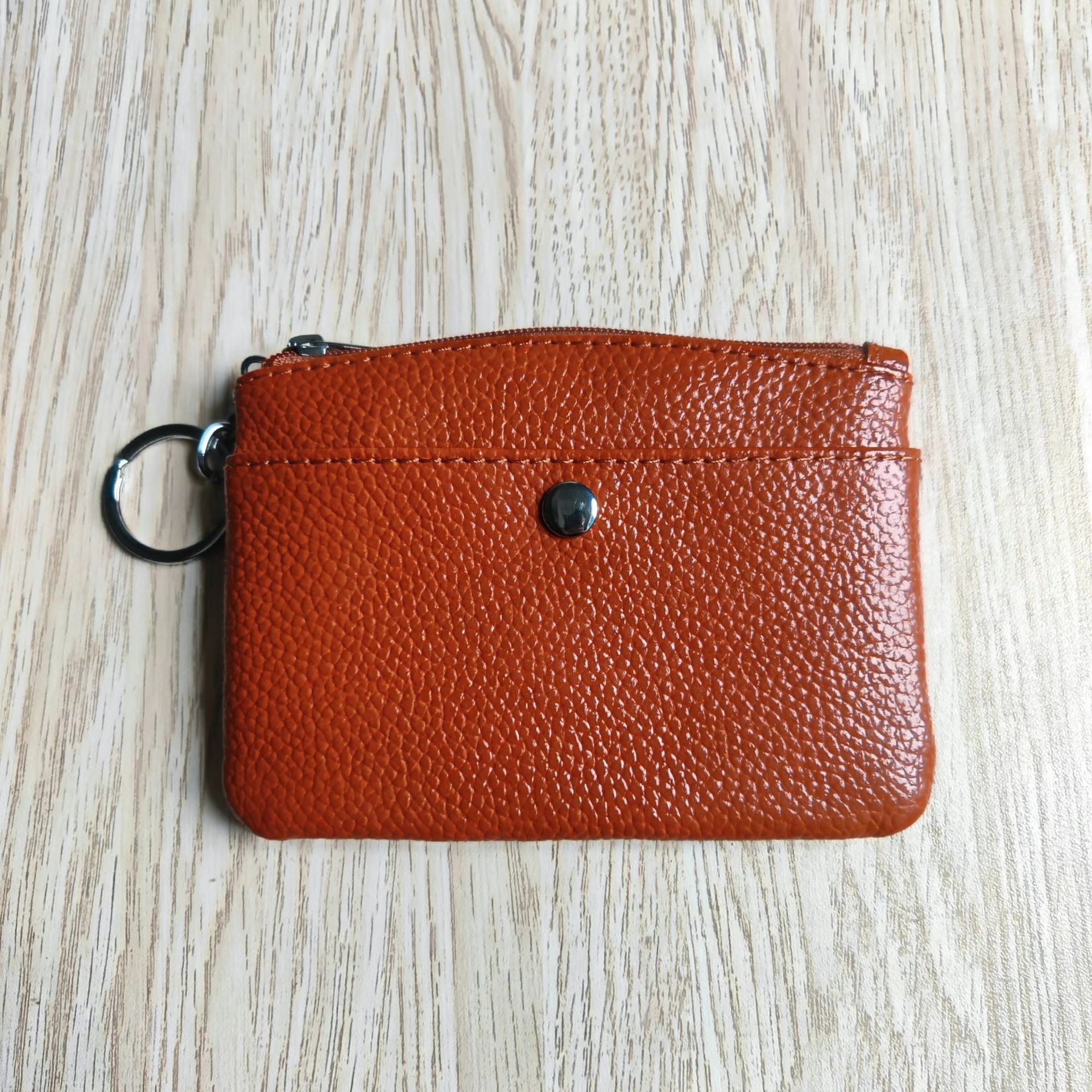 零钱包头层牛皮短款钥匙包真皮卡包小钱包厂家批发