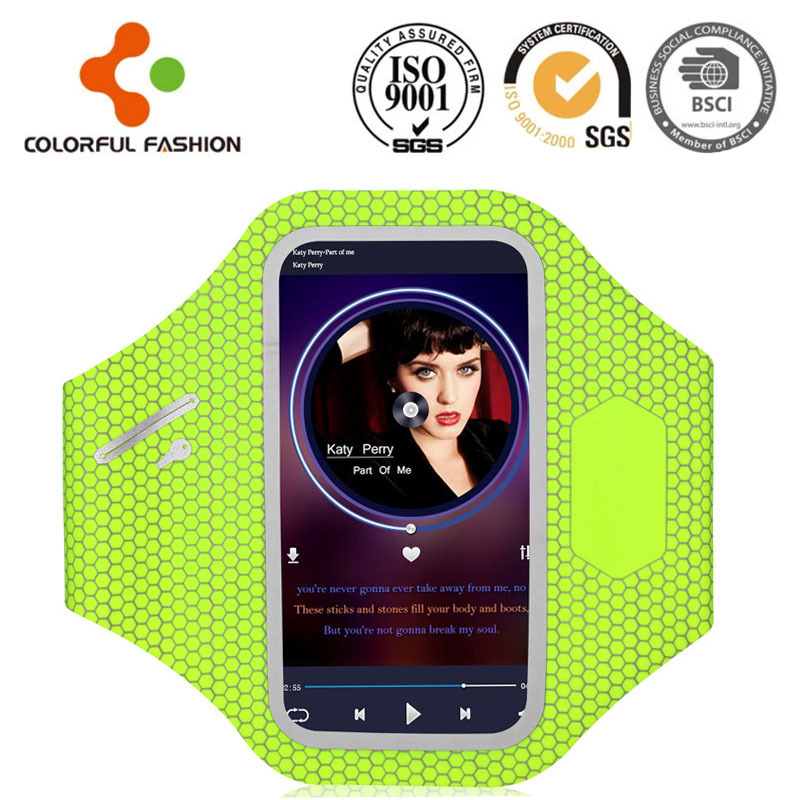 锦纶莱卡超薄跑步臂带一体式运动手机臂包户外健身手臂包