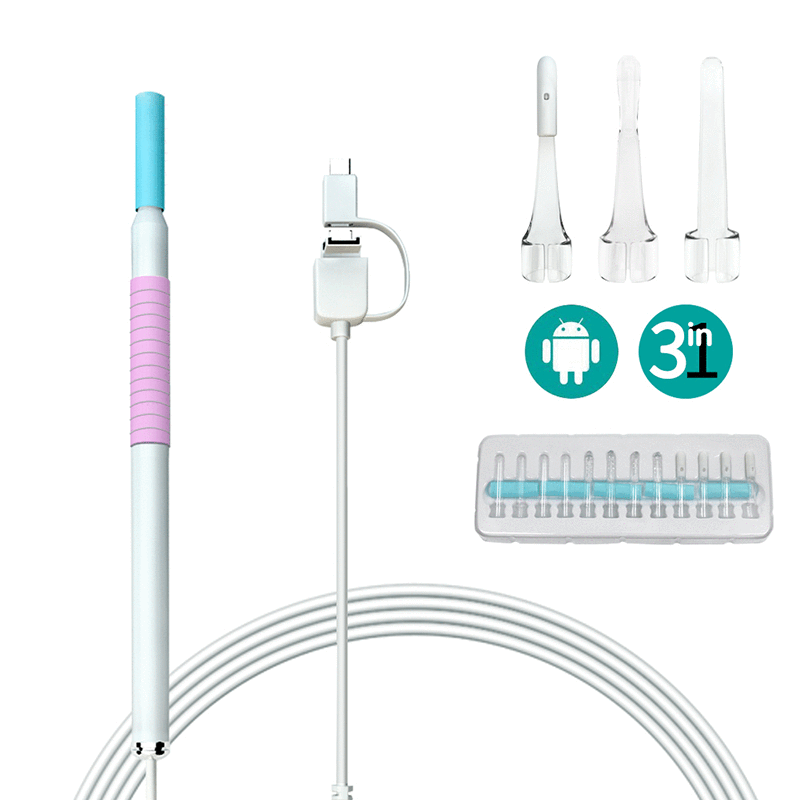 促销 6国语言 耳勺神器 可视 吸耳5.5mm可视耳勺内窥镜