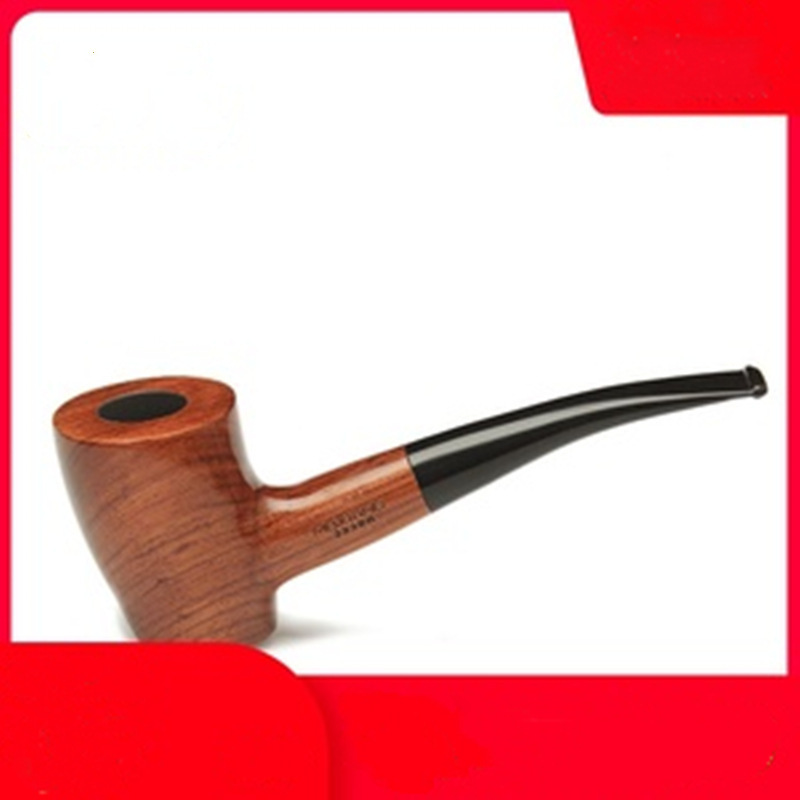 木香木制烟斗花梨木烟斗男士烟具活性炭滤芯木质烟斗厂家