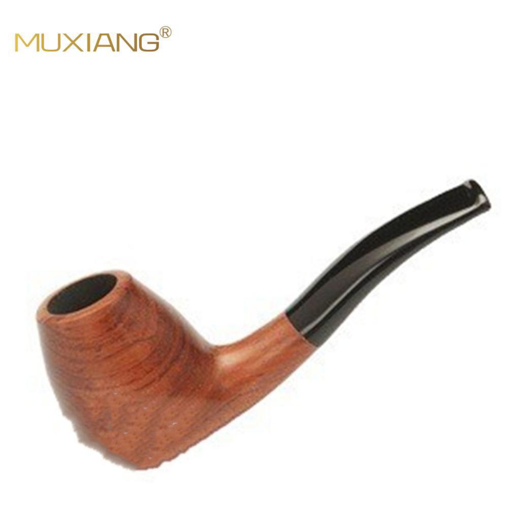 木香木制烟斗花梨木烟斗男士烟具活性炭滤芯木质烟斗厂家