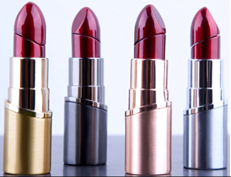 外贸创意个性口红造型女士充气打火机批发欧美女士打火机