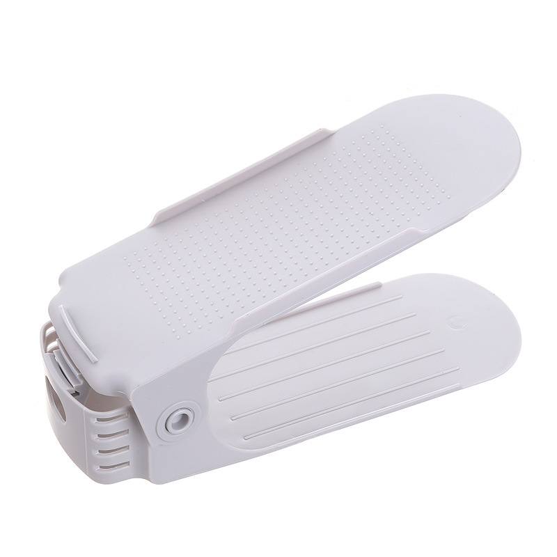 双层鞋托可调节鞋架塑料一体式鞋子收纳整理架鞋架