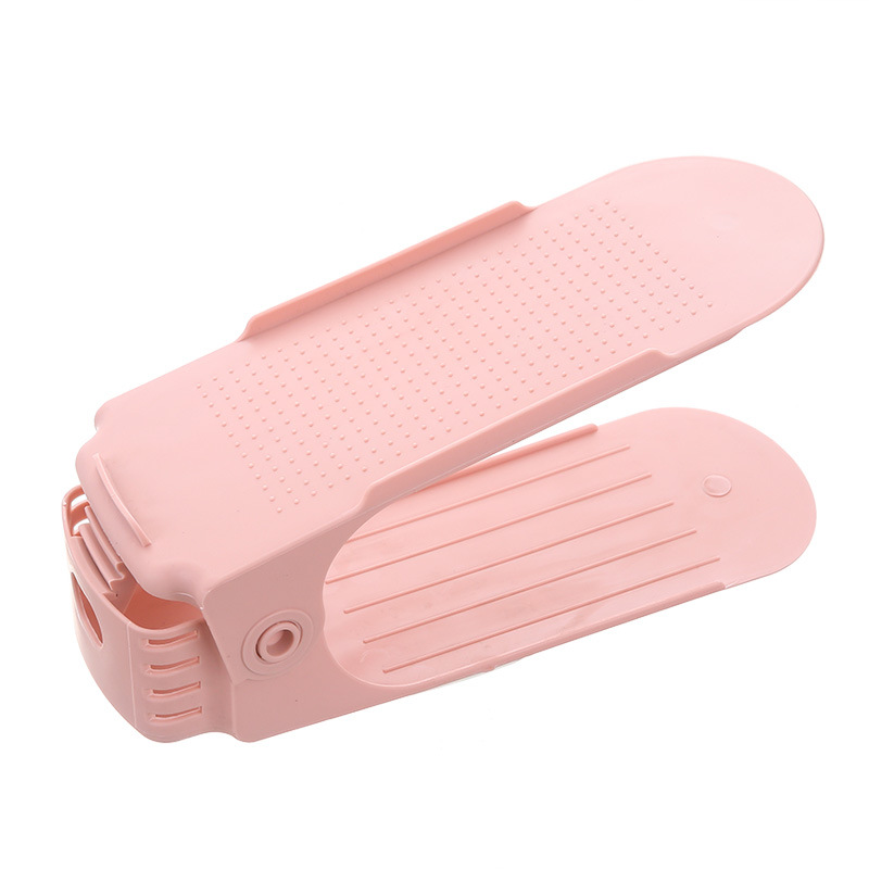 双层鞋托可调节鞋架塑料一体式鞋子收纳整理架鞋架