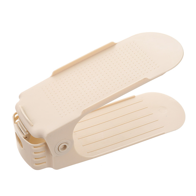 双层鞋托可调节鞋架塑料一体式鞋子收纳整理架鞋架