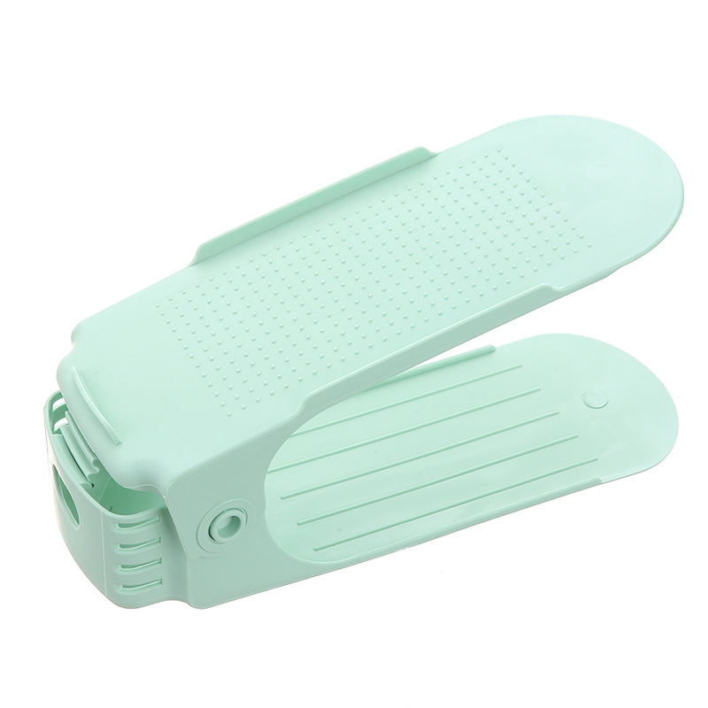 双层鞋托可调节鞋架塑料一体式鞋子收纳整理架鞋架