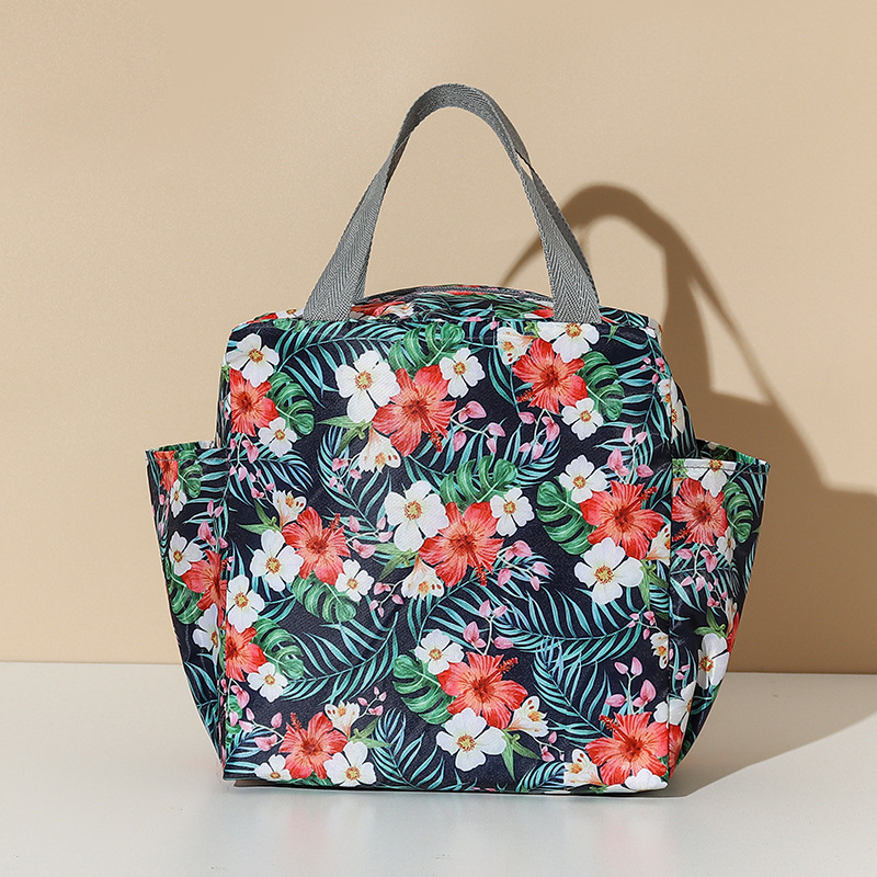 铝箔加厚午餐包双口袋便当包阳离子防水保温饭盒包袋