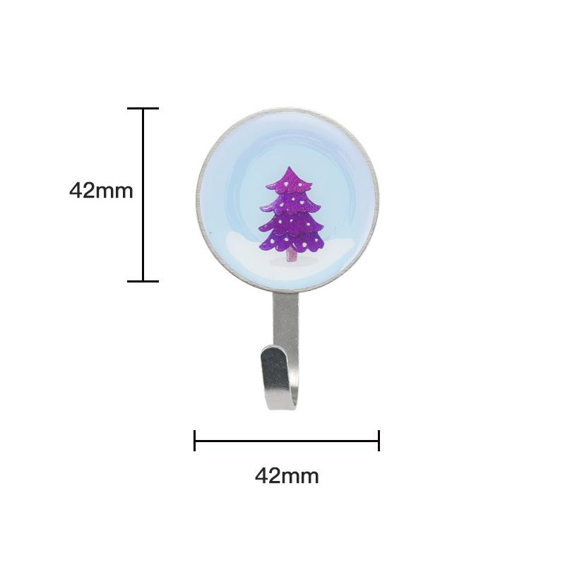 爆款不锈钢挂钩强力粘钩门后衣钩五金挂钩免打孔免钉衣帽钩