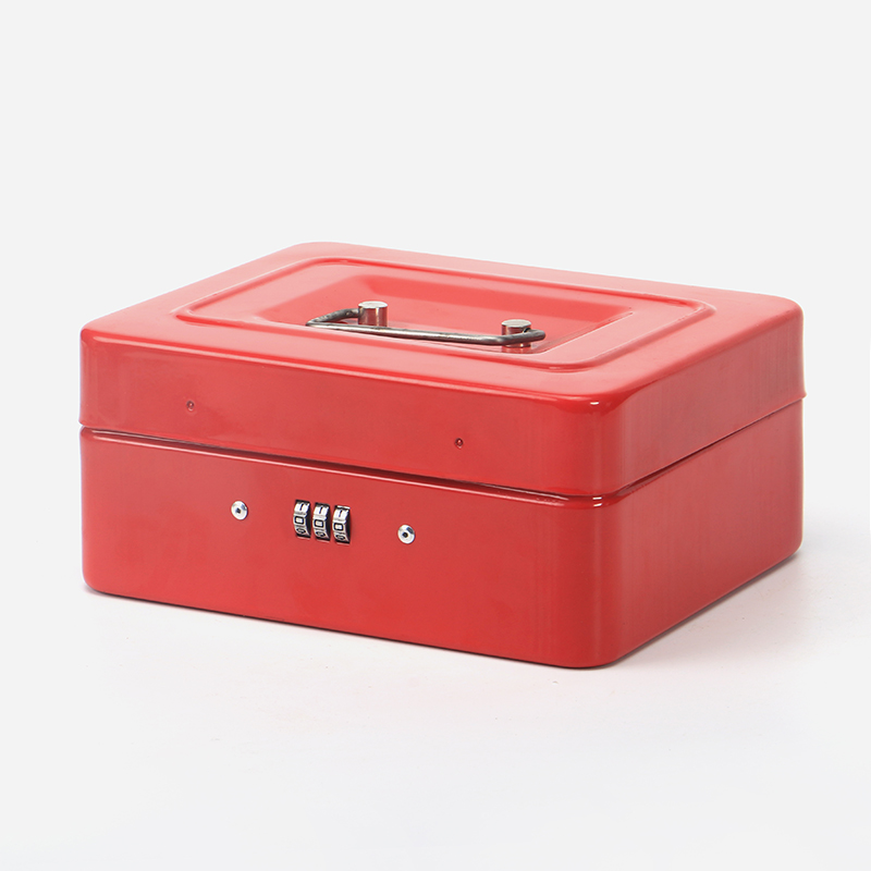 手提钱箱-6英寸-密码款