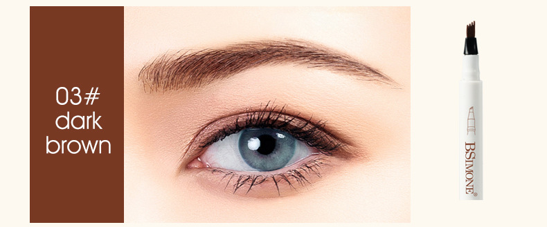 专供自然持久防汗防水不晕染多色水性眉笔爆款厂家批发