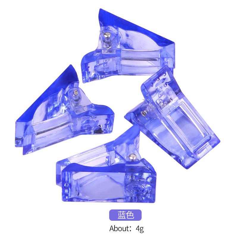 美甲水晶甲模固定夹 水晶胶夹子 水晶延长现货批发