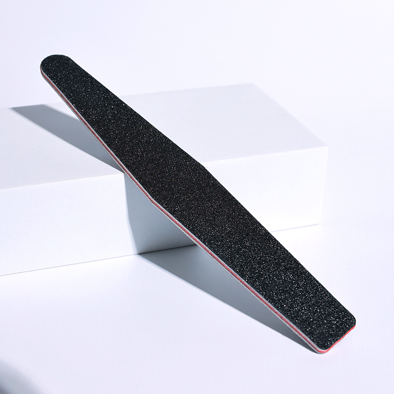 双面打磨EVA指甲锉磨砂挫条砂纸锉美甲红芯黑砂挫条批发