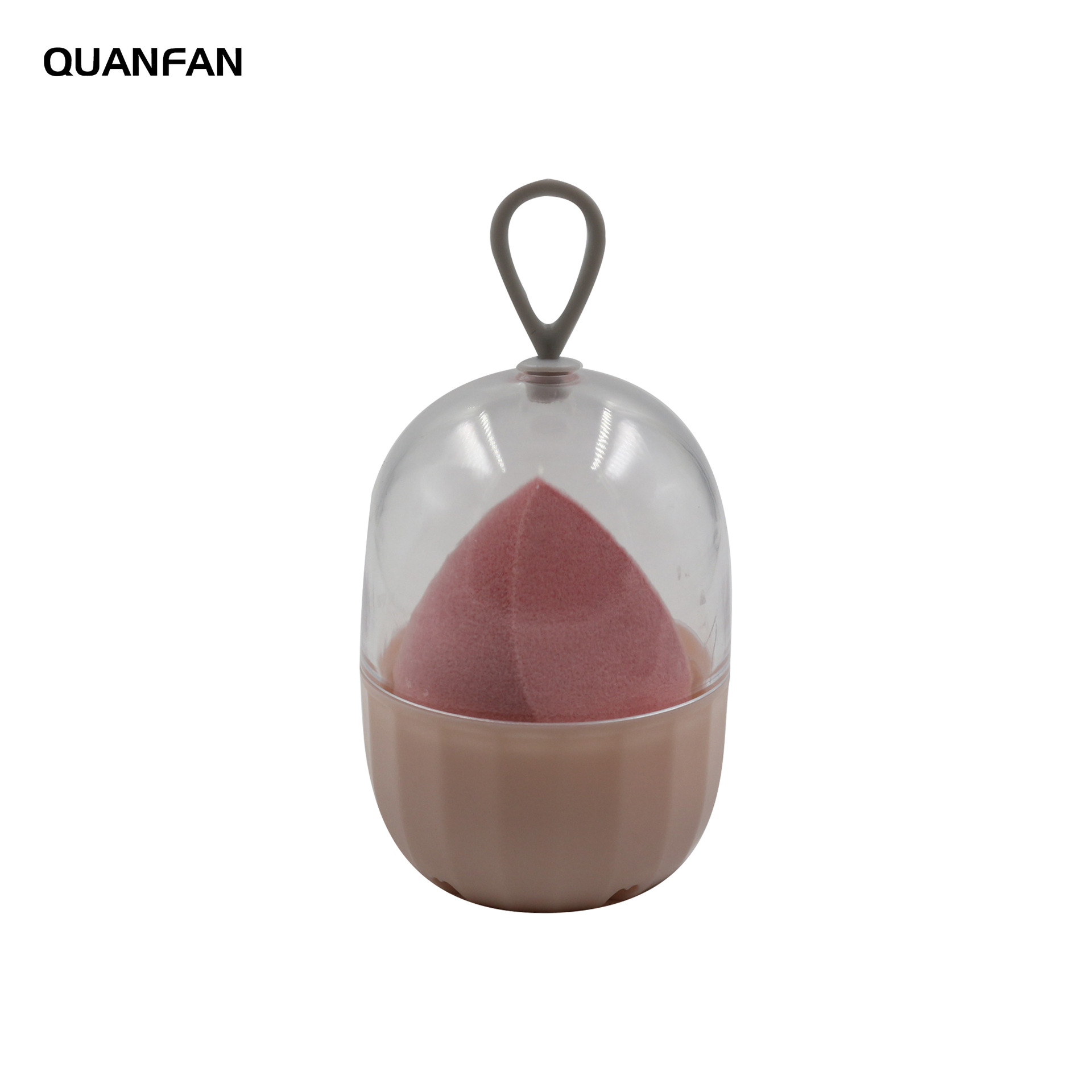 丝绒美妆蛋植绒彩妆蛋非乳胶泡海绵蛋椭圆吊合装1个