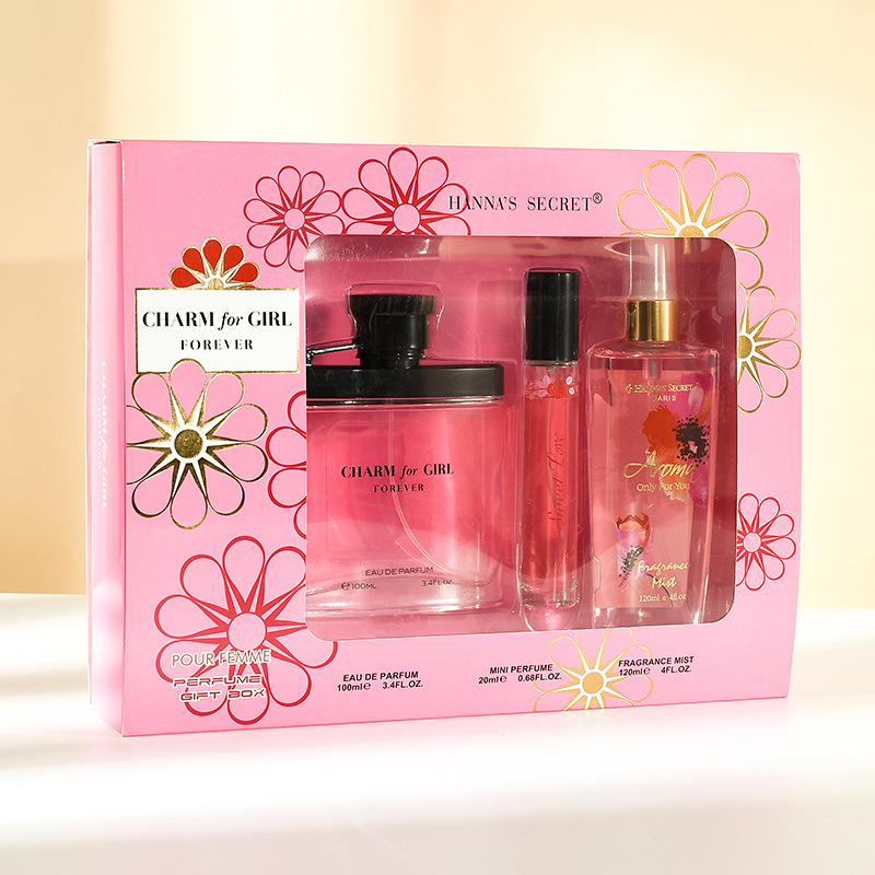 品牌网红爆款男士香水套装 果香调清新自然女士香水套装批发